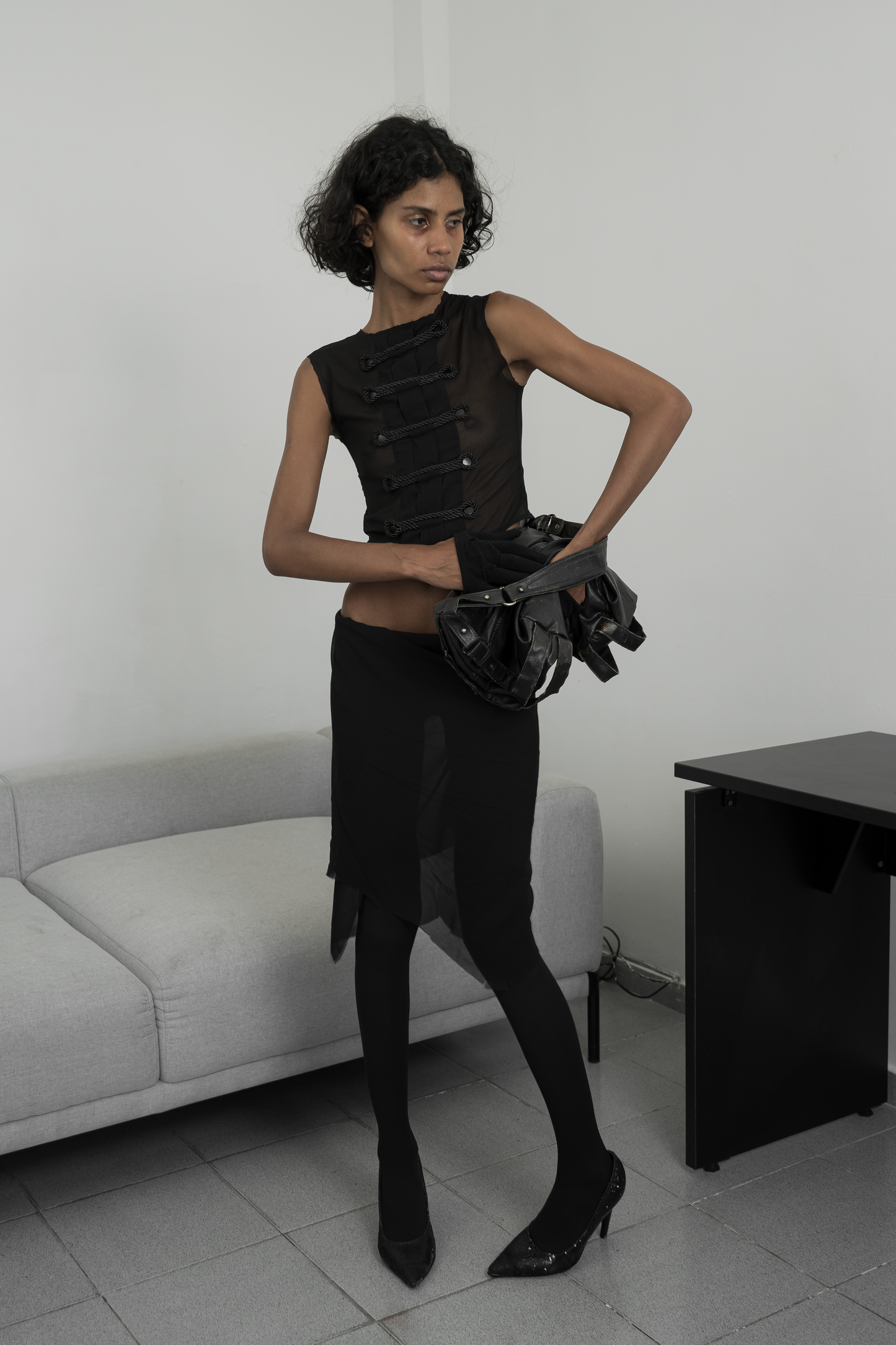 LAWESTEN BLACK BUTTON SHIRT PRE-ORDER